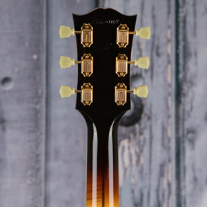 Gibson Montana SJ-200 Original Acoustic/Electric Guitar, Vintage Sunburst, back headstock