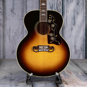 Gibson Montana SJ-200 Original Acoustic/Electric Guitar, Vintage Sunburst, front closeup