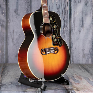 Gibson SJ-200 Standard Acoustic/Electric Guitar, Tri Burst, angle