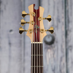 Gibson Tobias Classic V 5-String Electric Bass, Satin Natural, front headstock