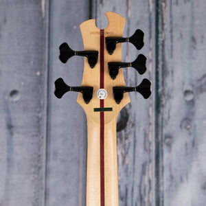 Gibson Tobias Growler V 5-String Electric Bass Guitar, Satin Natural, back headstock