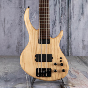 Gibson Tobias Growler V 5-String Electric Bass Guitar, Satin Natural, front closeup