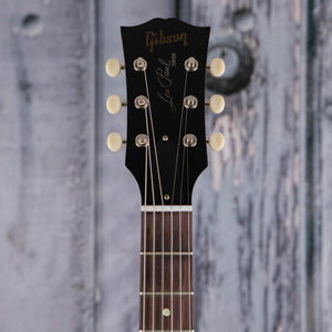 Gibson USA Custom 1957 Les Paul Junior Single Cut Reissue VOS Electric Guitar, Vintage Sunburst, front headstock