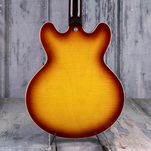 Gibson USA ES-335 Figured Semi-Hollowbody Guitar, Iced Tea, back closeup