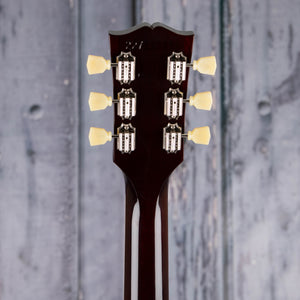 Gibson USA ES-335 Figured Semi-Hollowbody Guitar, Iced Tea, back headstock