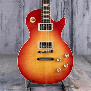 Gibson USA Les Paul Standard '60s Electric Guitar, Faded Vintage Cherry Sunburst, front closeup