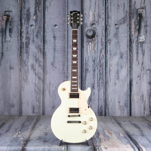 Gibson USA Les Paul Standard 60s Plain Top Electric Guitar, Classic White, front