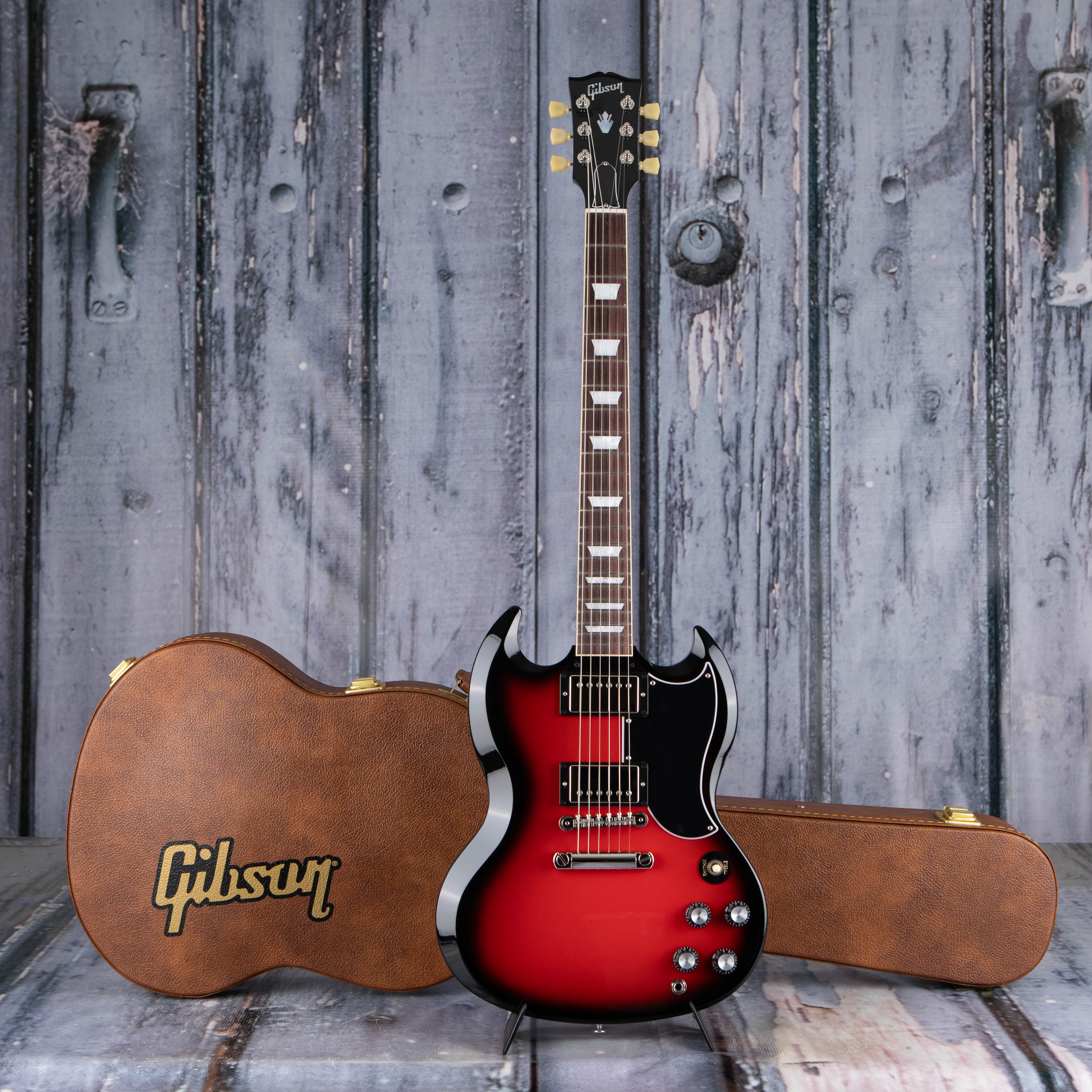 Gibson USA SG Standard '61 Electric Guitar, Cardinal Red Burst, case