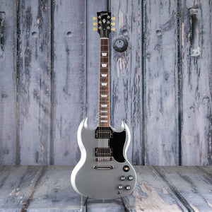 Gibson USA SG Standard '61 Electric Guitar, Silver Mist, front