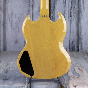Gibson USA SG Standard Electric Guitar, TV Yellow, back closeup