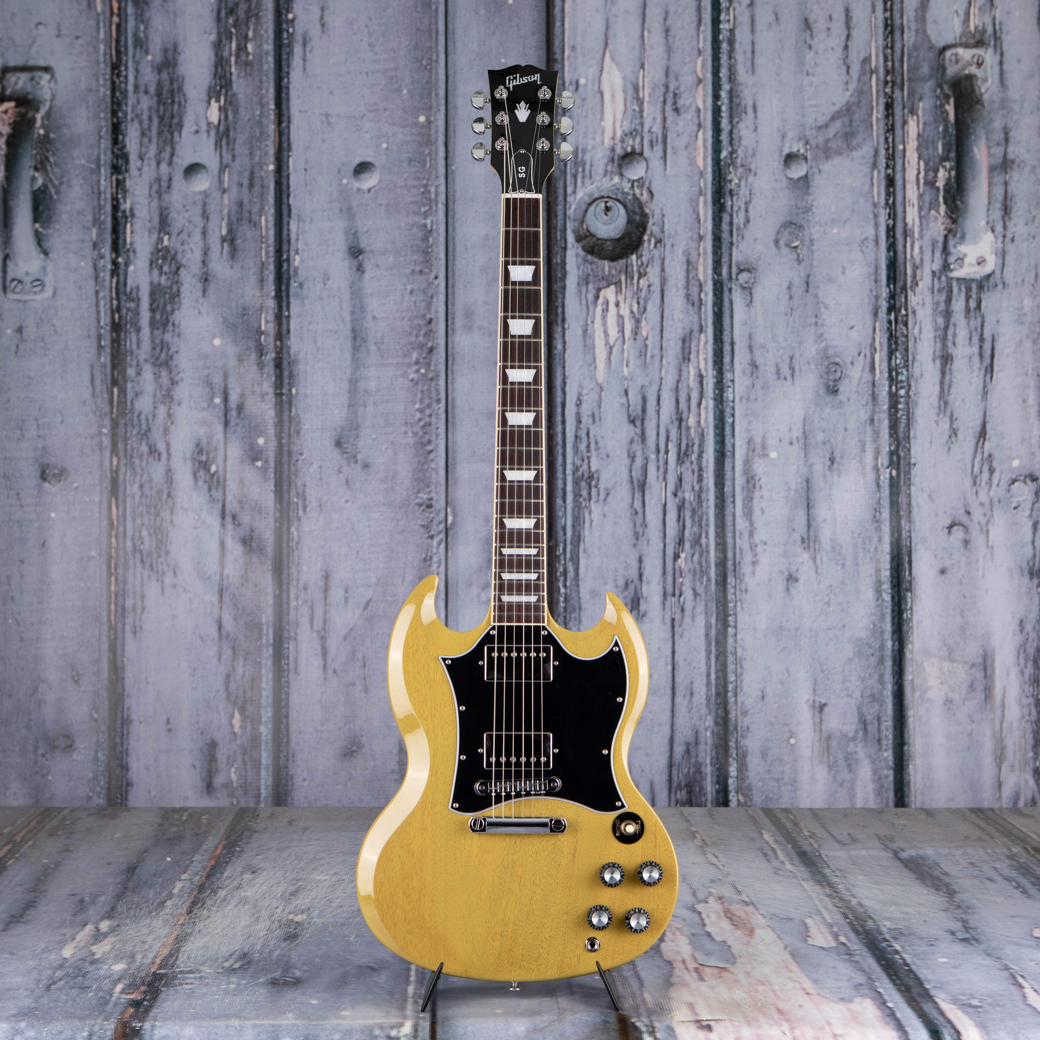 Gibson USA SG Standard Electric Guitar, TV Yellow, front