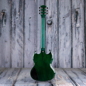 Gibson USA SG Standard Electric Guitar, Translucent Teal, back