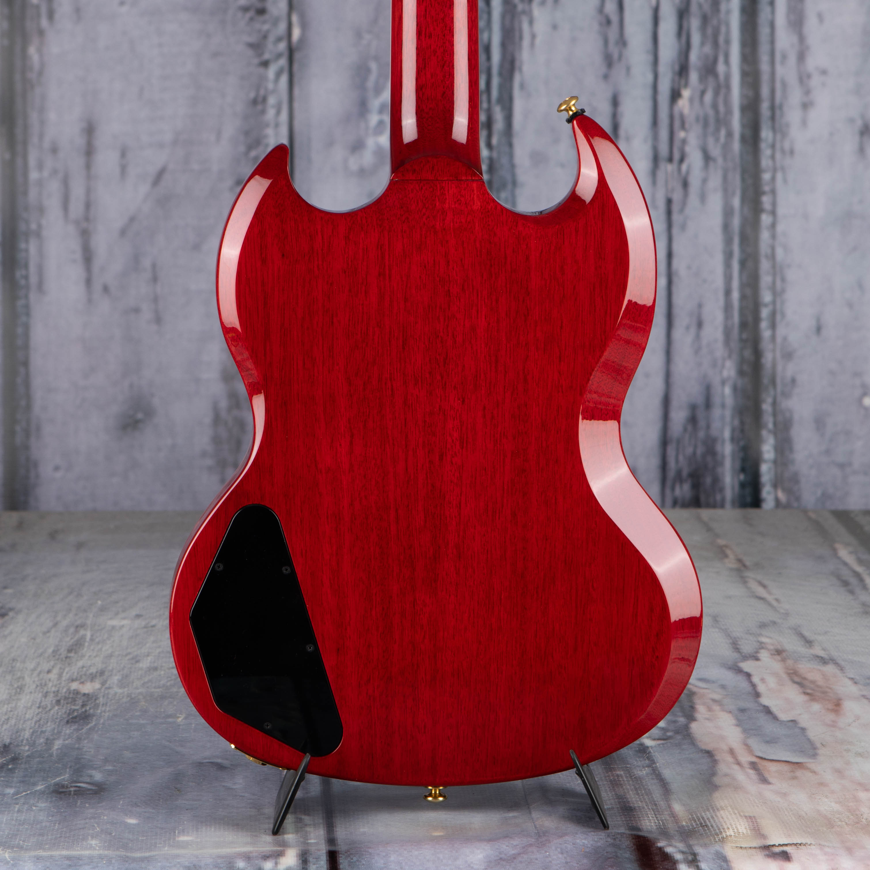 Gibson USA SG Supreme Electric Guitar, Wine Red, back closeup