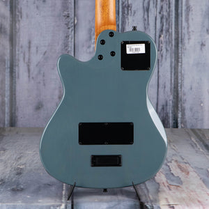 Godin Multiac Mundial Nylon Acoustic/Electric Guitar, Arctik Blue, back closeup