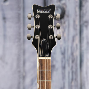 Gretsch Electromatic CVT Double-Cut W/ Wraparound Tailpiece Electric Guitar, Vintage White, front headstock