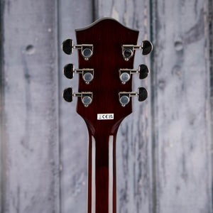 Gretsch G2655T Streamliner Center Block Jr. Double-Cut W/ Bigsby Semi-Hollowbody Guitar, Brandywine, back headstock