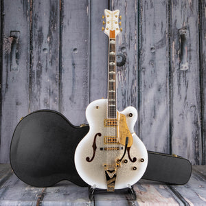 Gretsch G6136TG-OP Limited Edition Orville Peck Falcon W/ String-Thru Bigsby Hollowbody Guitar, Oro Sparkle, case