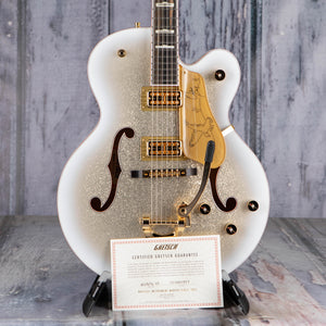 Gretsch G6136TG-OP Limited Edition Orville Peck Falcon W/ String-Thru Bigsby Hollowbody Guitar, Oro Sparkle, coa