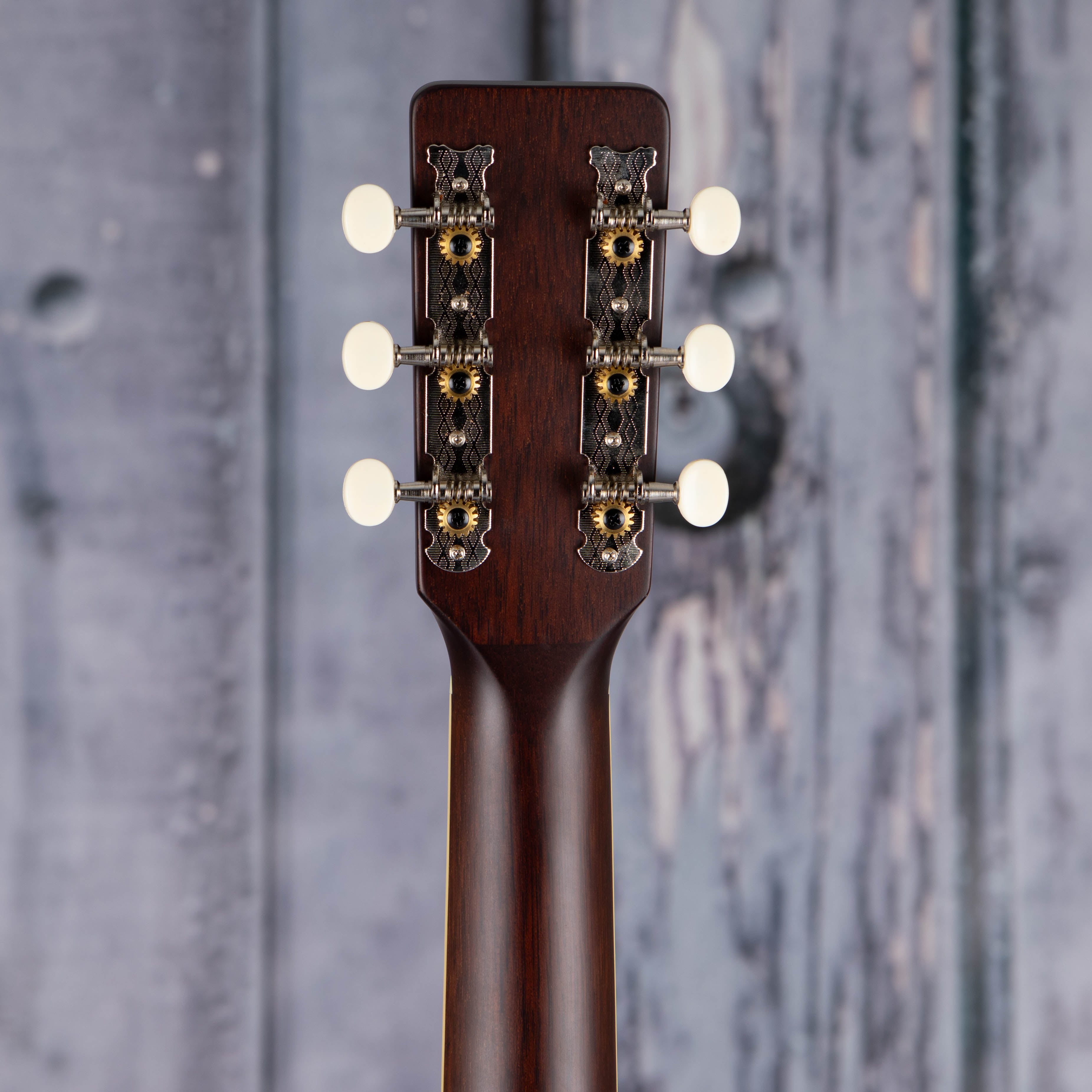 Gretsch Jim Dandy Dreadnought Acoustic Guitar, Rex Burst, back headstock
