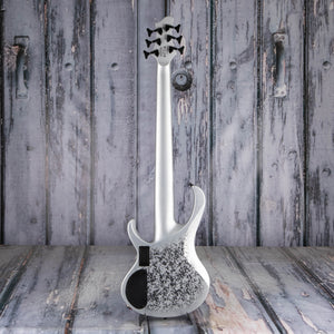 Ibanez BTB25TH6 25th Anniversary BTB Standard 6-String Electric Bass Guitar, Silver Blizzard Matte, back