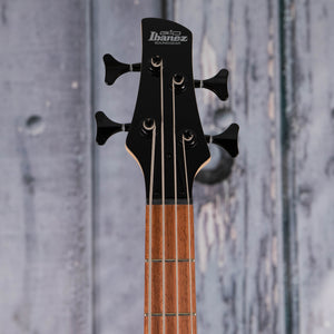 Ibanez GSR200SM Electric Bass Guitar, Natural Gray Burst, front headstock