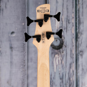 Ibanez GSR200SM Electric Bass Guitar, Natural Gray Burst, back headstock