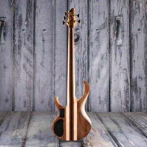 Ibanez Premium BTB1835 5-String Electric Bass Guitar, Natural Shadow Low Gloss, back