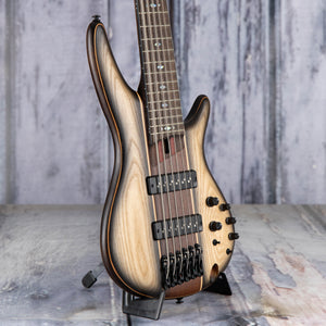 Ibanez Premium SR1346B 6-String Electric Bass Guitar, Dual Shadow Burst Flat, angle
