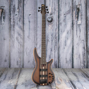 Ibanez Premium SR1355B 5-String Electric Bass Guitar, Dual Mocha Burst Flat, front