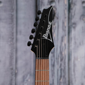 Ibanez RG421QM Electric Guitar, Cerulean Blue Burst, front headstock