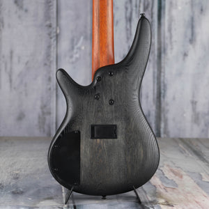 Ibanez SR605E 5-String Electric Bass Guitar, Black Stained Burst, back closeup