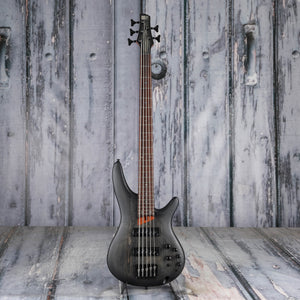 Ibanez SR605E 5-String Electric Bass Guitar, Black Stained Burst, front