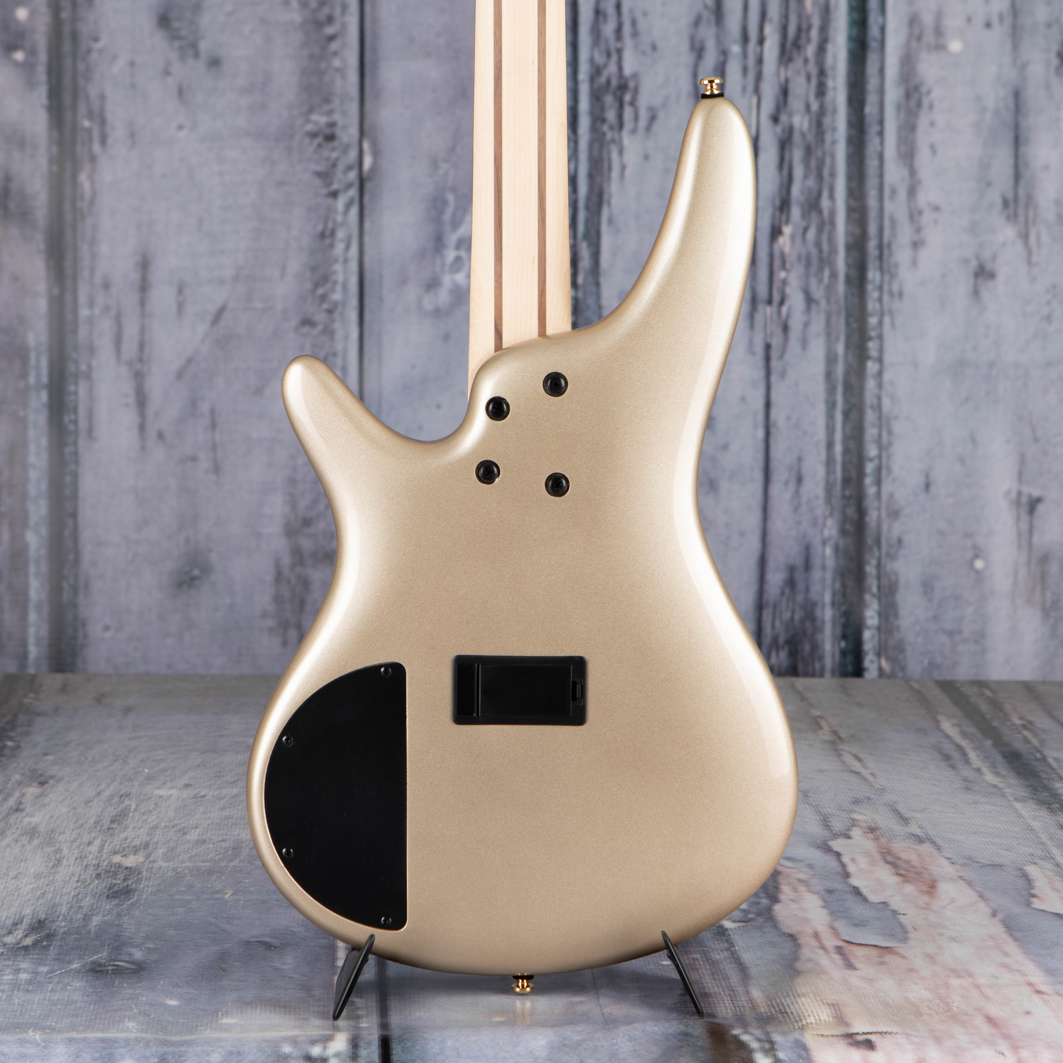 Ibanez Standard SR400EPBDX Electric Bass Guitar, Mars Gold Metallic Burst, back closeup