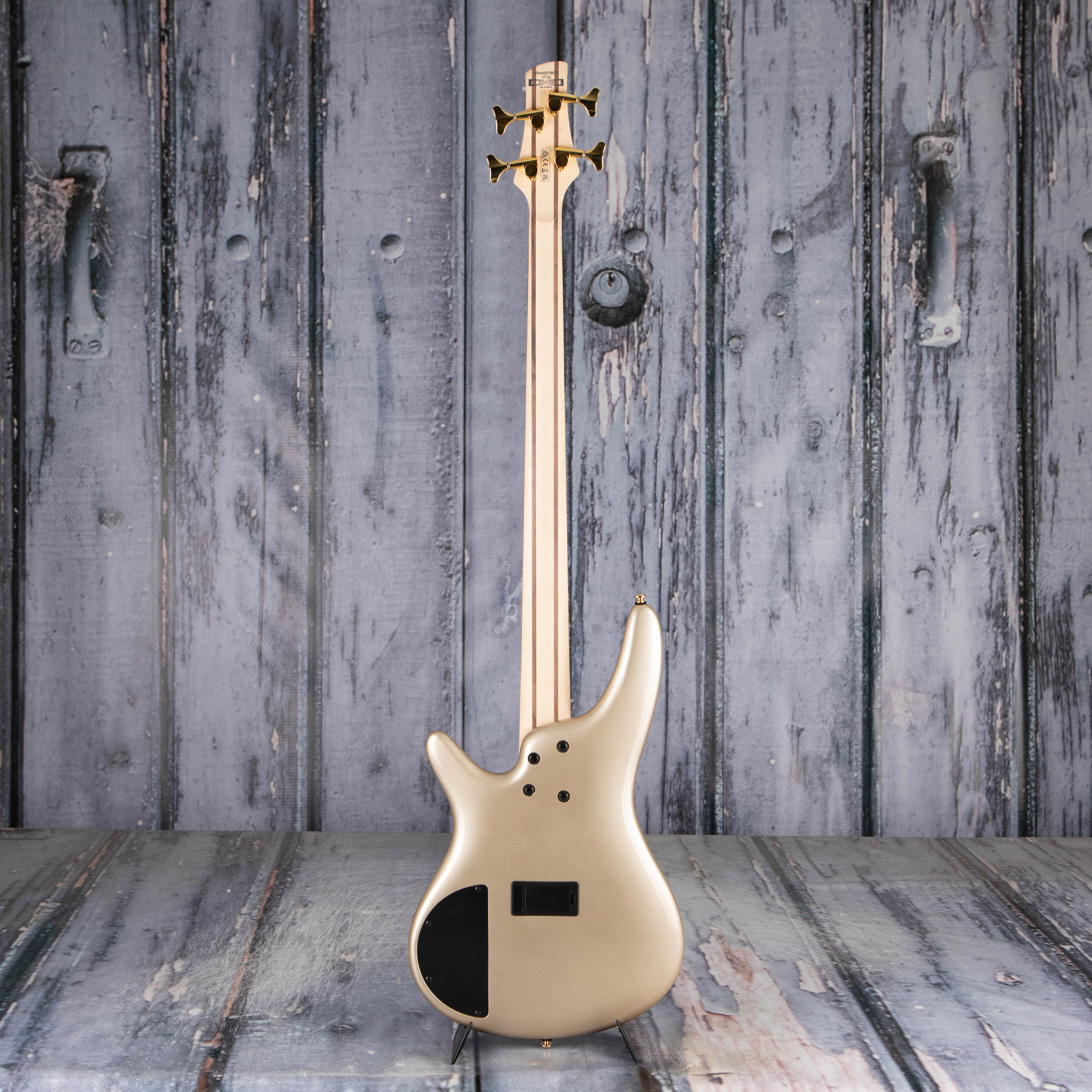 Ibanez Standard SR400EPBDX Electric Bass Guitar, Mars Gold Metallic Burst, back