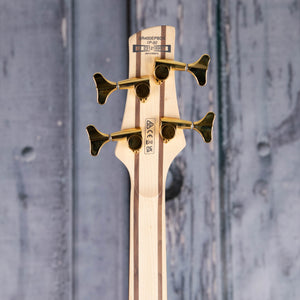 Ibanez Standard SR400EPBDX Electric Bass Guitar, Mars Gold Metallic Burst, back headstock