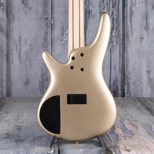 Ibanez Standard SR405EPBDX 5-String Electric Bass Guitar, Mars Gold Metallic Burst, back closeup