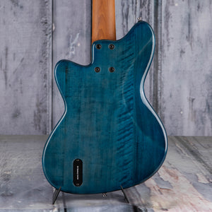 Ibanez Talman TMB405TA 5-String Electric Bass Guitar, Cosmic Blue Starburst, back closeup