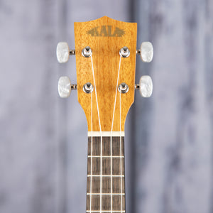 Kala KA-15S Soprano Ukuele, Natural, front headstock