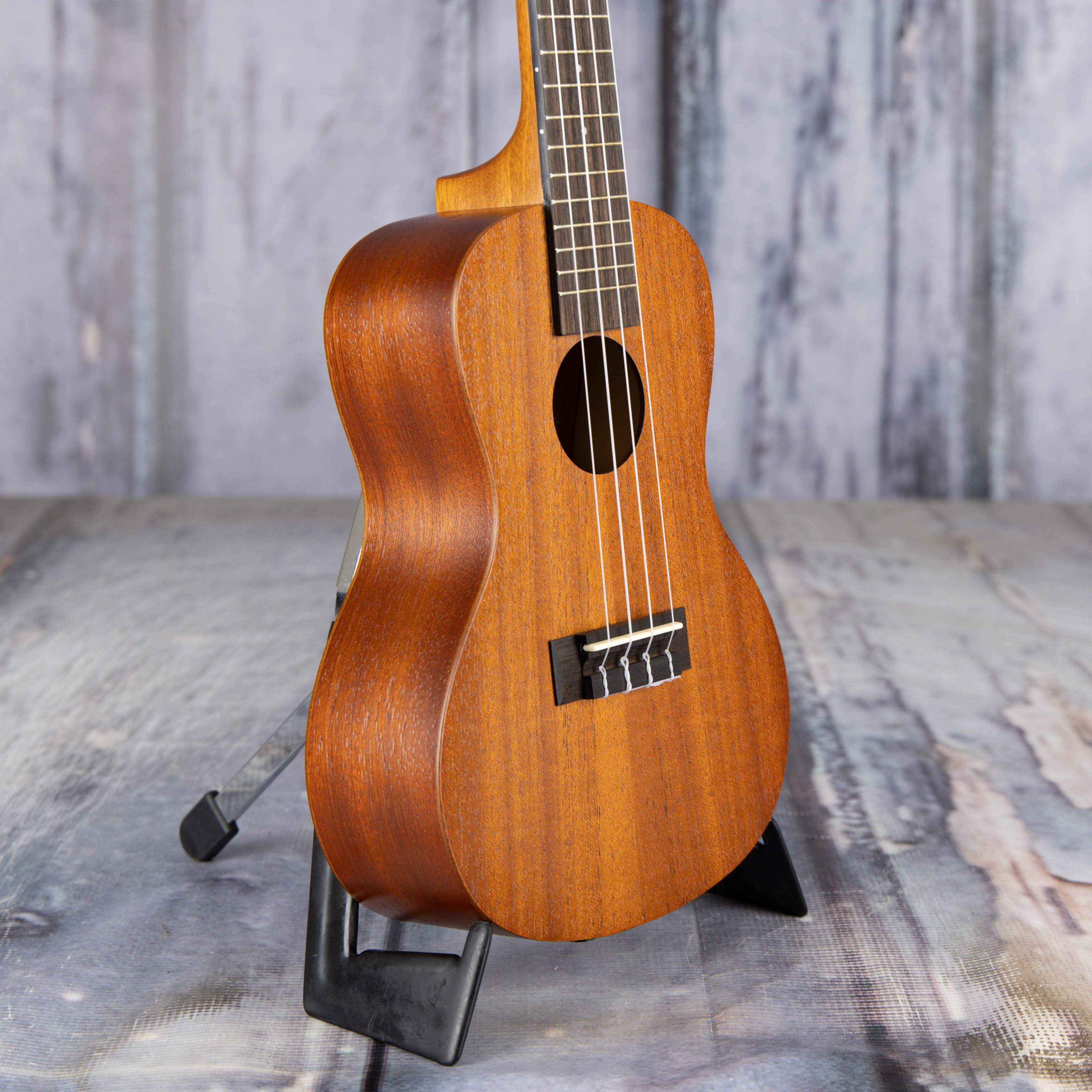 Kala MK-C Makala Concert Ukulele, Natural, angle