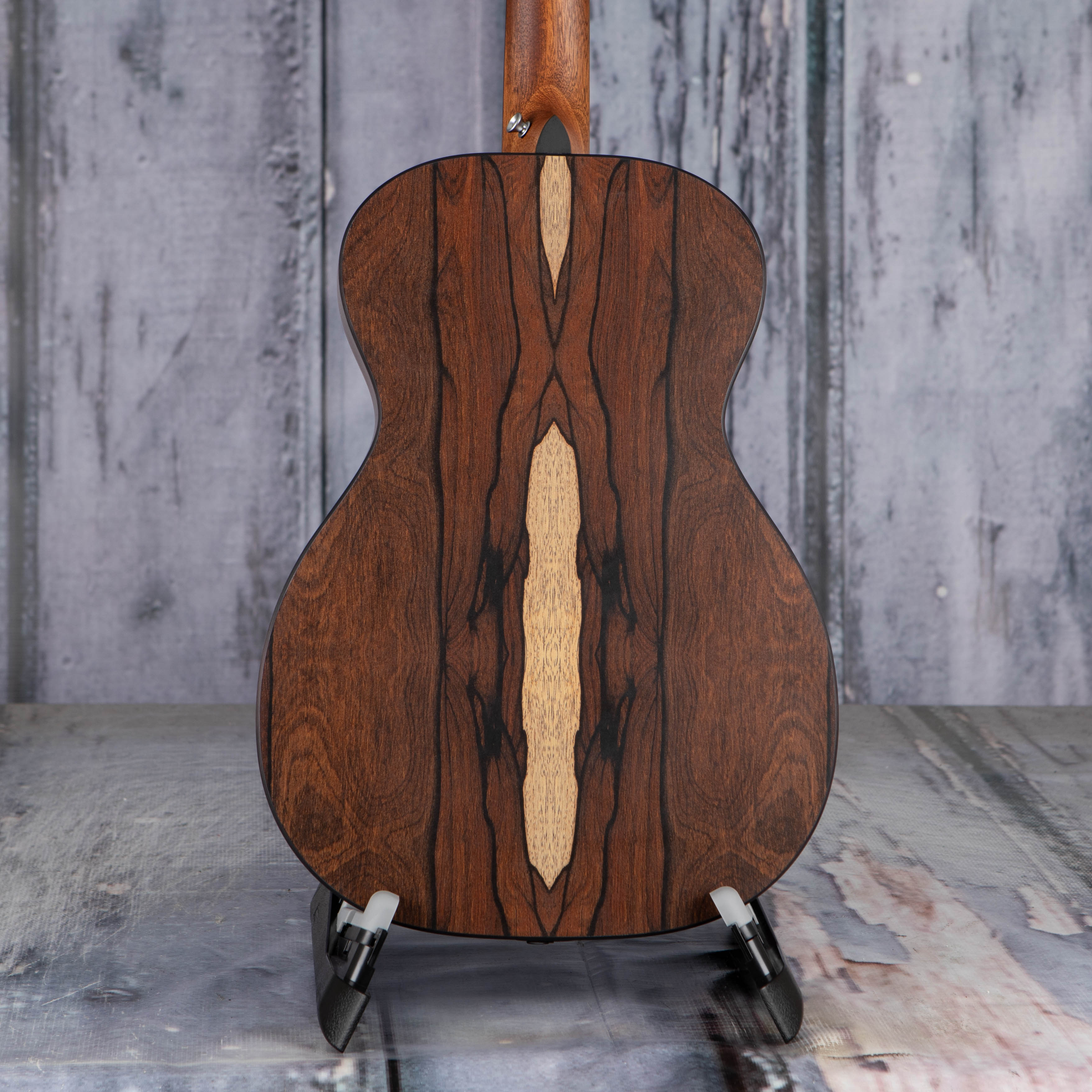 Martin 0-X2E Spruce/Cocobolo Acoustic/Electric Guitar, Natural, back closeup