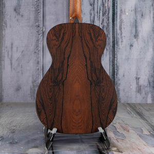 Martin 0-X2E Spruce/Cocobolo Acoustic/Electric Guitar, Natural, back closeup