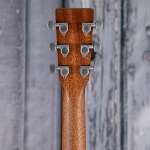 Martin 0-X2E Spruce/Cocobolo Acoustic/Electric Guitar, Natural, back headstock