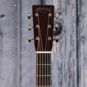 Martin 00-28 Acoustic Guitar, Natural, front headstock