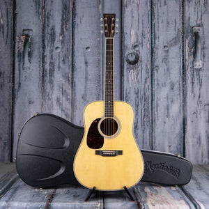 Martin HD-35 Left-Handed Acoustic Guitar, Natural, case