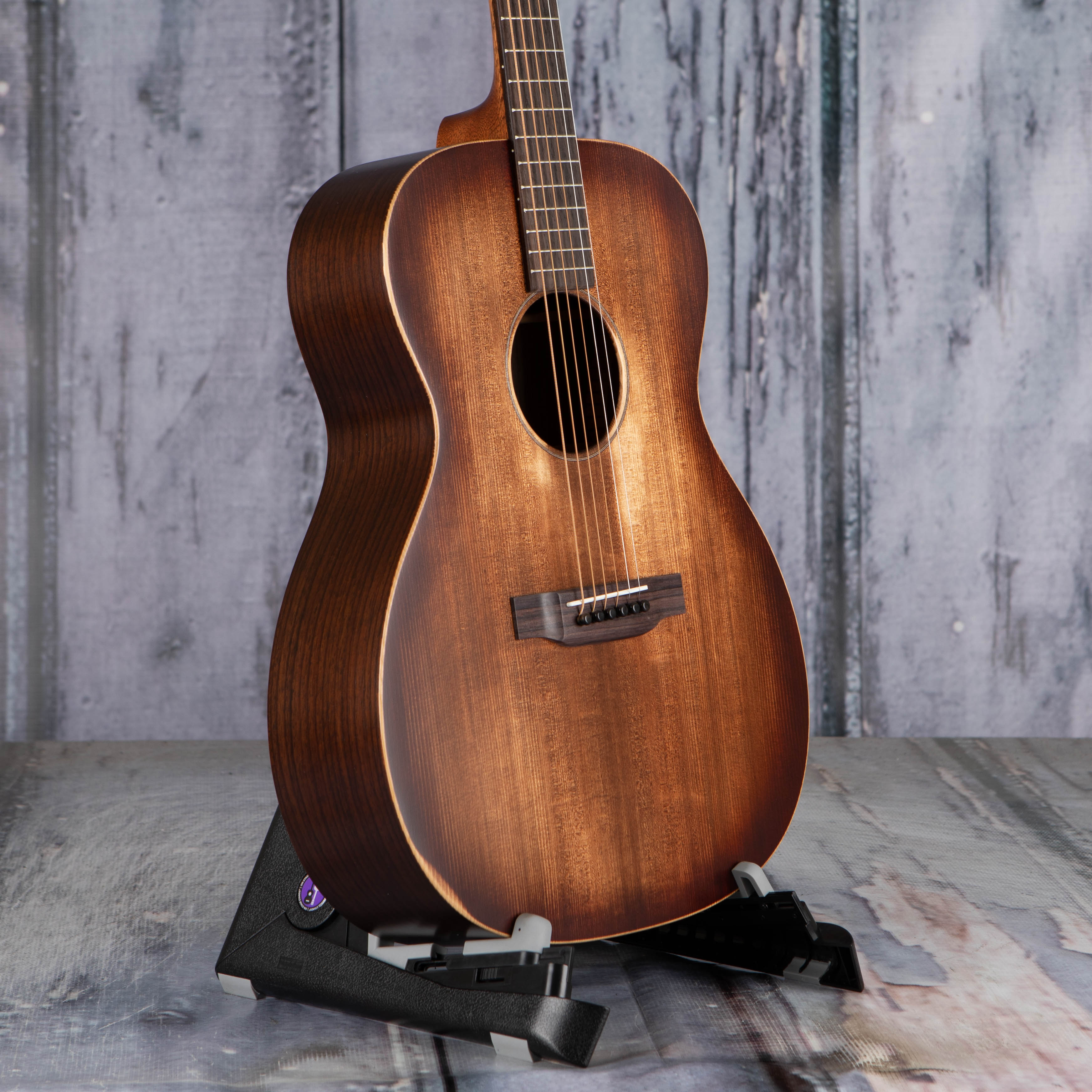 Martin 000-16 StreetMaster Acoustic Guitar, Mahogany Burst, angle