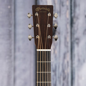 Martin 000-18 Acoustic Guitar, Natural, front headstock