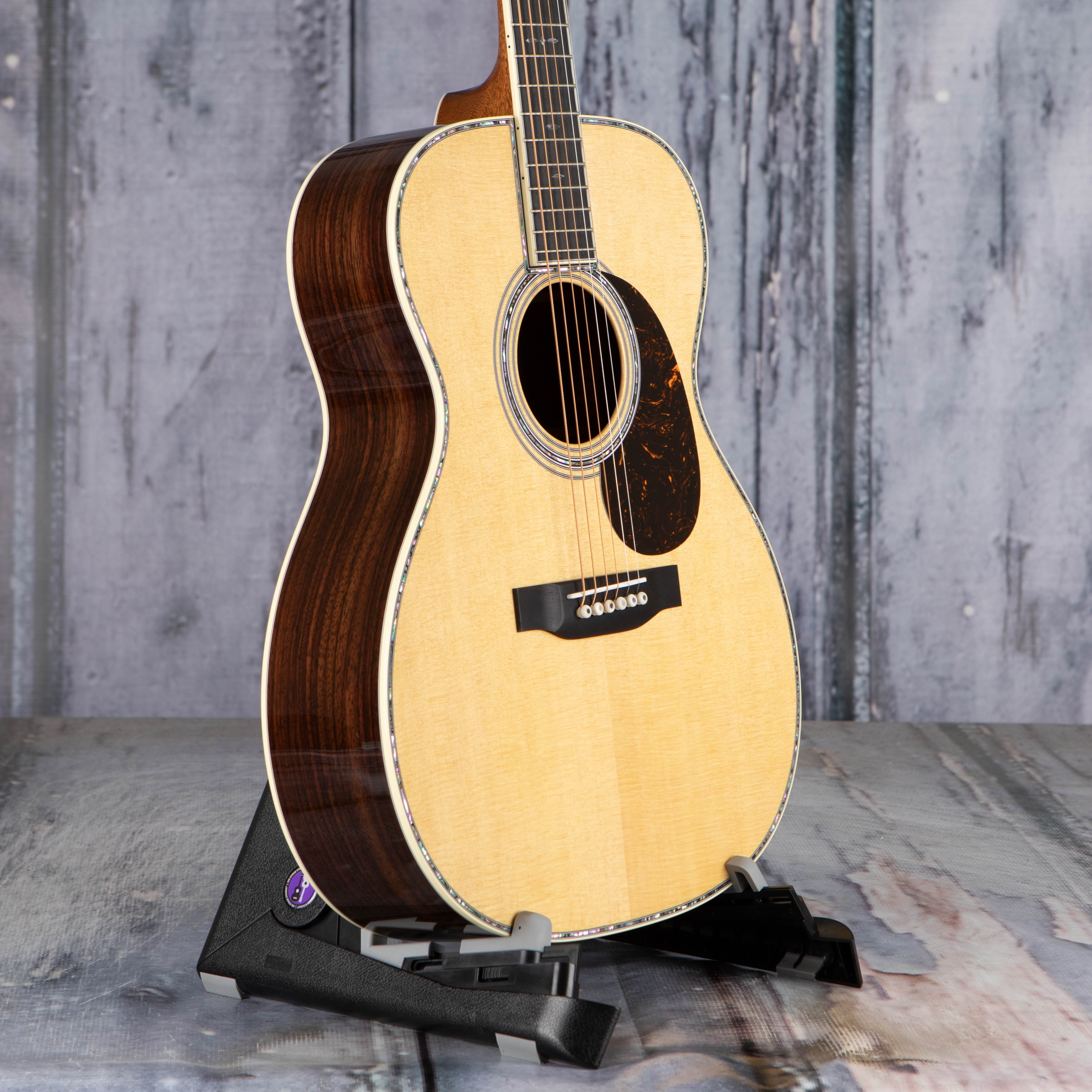 Martin 000-42 Guitar, Natural, angle