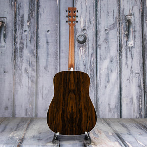 Martin D-13E Ziricote Acoustic/Electric Guitar, Natural, back