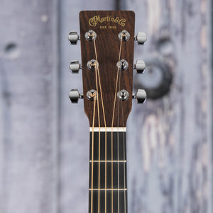 Martin D-13E Ziricote Acoustic/Electric Guitar, Natural, front headstock