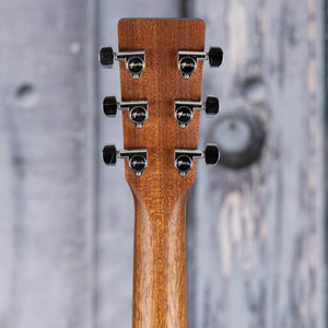 Martin D-13E Ziricote Acoustic/Electric Guitar, Natural, back headstock